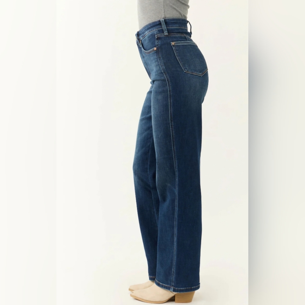 Judy Blue High Rise Tummy Control Straight Leg Stretch Jeans Regular Plus NEW✨️ - Picture 5 of 12